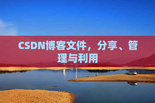 CSDN博客文件，分享、管理与利用